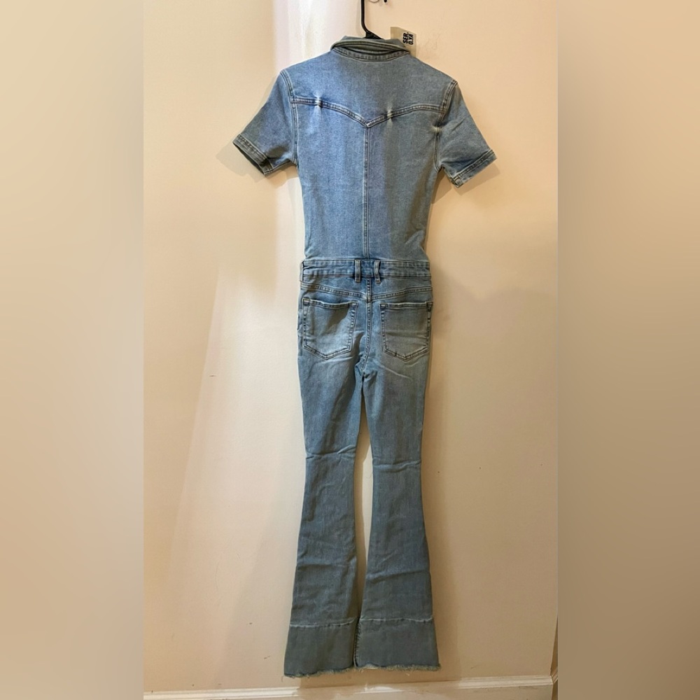 Brand New SER.O.YA Fallon Denim Jumpsuit Size XS - Picture 7 of 17